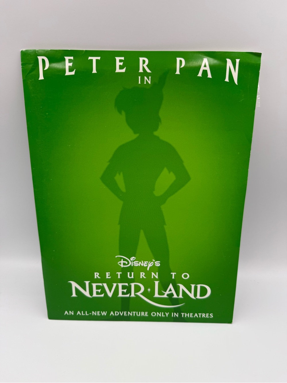 Disney Return to Never Land Poster - White and Black
